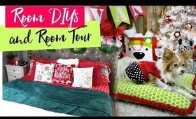 DIY Christmas Room Decor/ Room Tour!