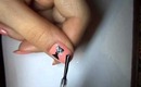 Cute bow chain nails