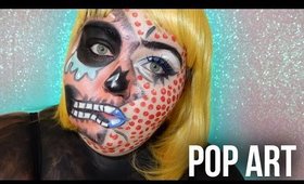 POP ART HALF SKULL HALF HEROINE