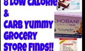 8 Low Calorie & Carb Grocery Store Finds| Favorites