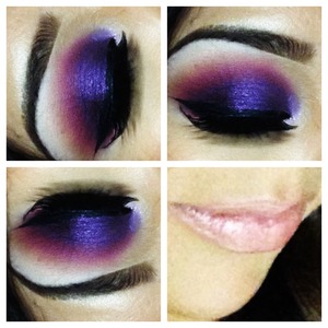 Using Mac pigments and Maybelline color tattoo 