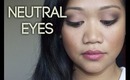 Neutral Eyes Featuring Sonia Kashuk: Autumn Inspired
