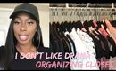 DON'T LIKE DRAMA, ORGANIZING CLOSET|VLOGMAS 6-8