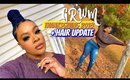 GET READY WITH ME THANKSGIVING 2018 | HAIR UPDATE + MAKEUP + OUTFIT