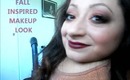 FALL MAKEUP LOOK WITH BURGUNDY LIPS