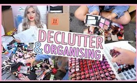 PUT AWAY MAKEUP WITH ME! 😅✨ Decluttering My New Makeup 😍