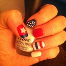My Fourth of July nails
