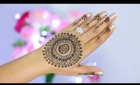 Easy Henna Design Step By Step Tutorial | SuperPrincessjo