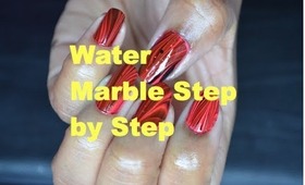 Water Marble May: My Step by Step How to do Water Marble