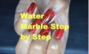 Water Marble May: My Step by Step How to do Water Marble