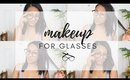 Makeup for Glasses | Oily Skin | Feat. Quay Australia Blue Light Glasses