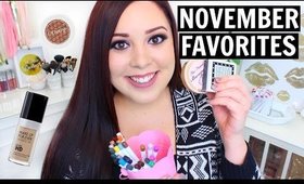 NOVEMBER FAVORITES 2015! Drugstore, Too Faced, Benefit and more!