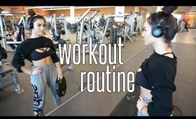 MY GYM WORKOUT ROUTINE! Get FIT with me!