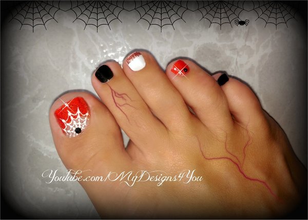 Halloween Toenail Art Liudmila Z S Mydesigns4you Photo Beautylish