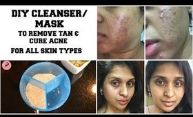 NO MORE SOAP | DIY HOMEMADE CLEANSER & MASK | Cure Acne, Remove Tan, Exfoliator