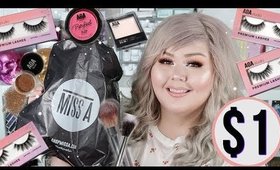 Shop Miss A $1 Makeup Haul | New Faux Mink Lashes + More