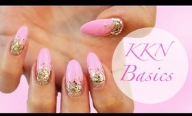 KKN Basics: Reverse Glitter Gradient Nail Design