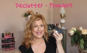 Declutter with Me - Powders