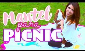 HAZ UN MANTEL/ALFOMBRA PARA PICNIC O LA PLAYA, O LO QUE SEA! por Lau