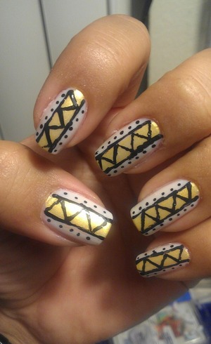 Cream Color with Gold :)