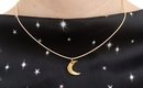 DIY Dainty Moon Necklace