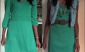 GetFlyWithTy: Plain Green Dress!