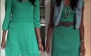 GetFlyWithTy: Plain Green Dress!