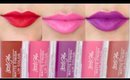 Jesse's Girl Matte Finish Lip Color SWATCHES!