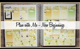 Plan with Me | New Beginnings (Erin Condren Vertical)