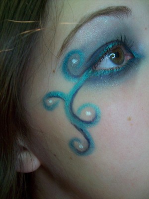 I don't even really know what this is... Mermaid Swirl? I don't know... but it was fun!