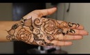 Full Hand Navratri Special Rose Henna Design :: Learn Bridal Indian/Arabic/Pakistani Henna By Shruti