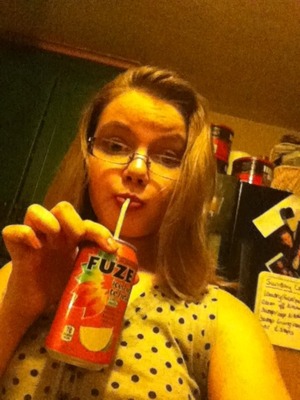 Gotta love that fuze tea! ;) <3