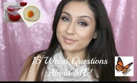 15 Weird question Tag | Makeup With Raji
