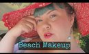 Beach-Makeup Outside GRWM Tutorial