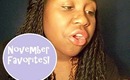 November Favorites 2012!