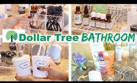 Dollar Tree Bathroom Organization!