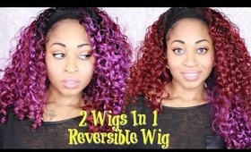 Zury REVERSIBLE Dual Color Half Wig Collection RV MoMo