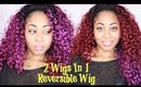 Zury REVERSIBLE Dual Color Half Wig Collection RV MoMo