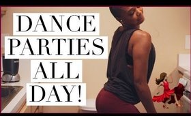 #momlife | just a normal day with lots over yoga & dance parties!