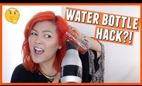 Trying Out The Water Bottle Hair Hack (aka) DIY Dyson Air Wrap