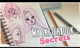 MY SKETCHBOOK SECRETS! - Hacks to make cute Sketches!