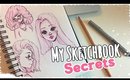 MY SKETCHBOOK SECRETS! - Hacks to make cute Sketches!