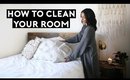 HOW TO CLEAN YOUR ROOM! TIPS FOR A MINIMAL & SIMPLE ROOM