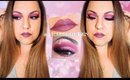 Pink and Burgundy Eyes | Valentine's Day Makeup ~Ojos Rosa y Vino | Maquillaje de San Valentín