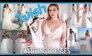 Trying on WISH APP Wedding Dresses! 👰 DISASTER??