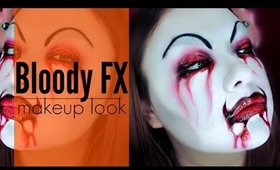 ☽Michael Hussar Inspired Makeup [Bloody FX] ☾