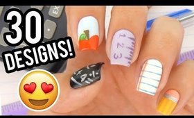 30 Easy Back To School Nail Art Designs | New Nail Art Compilation 2019