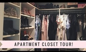 My CLOSET TOUR | Studio Apartment Closet