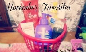 November Beauty Favorites