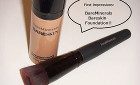 First Impressions on the Bareminerals Bareskin Foundation